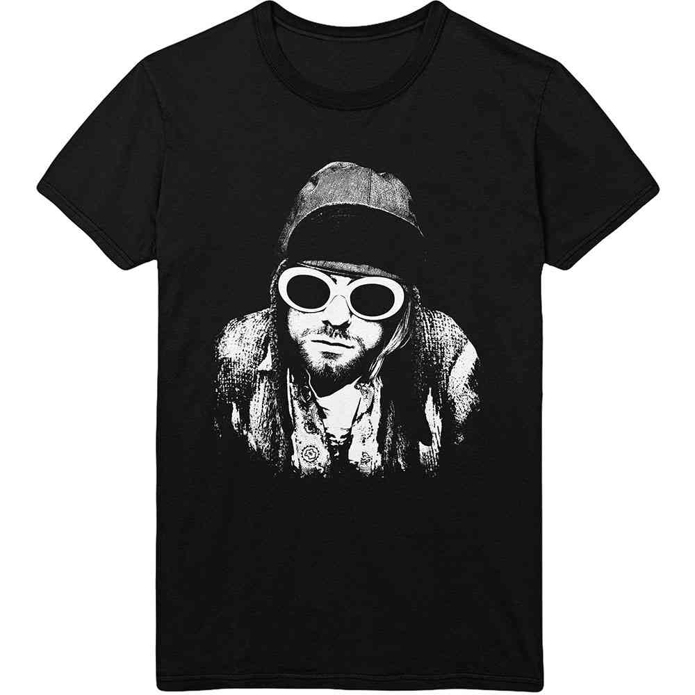 Kurt Cobain - One Colour Tshirt Homme - Noir